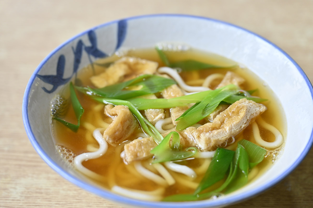 京都のきつねうどん