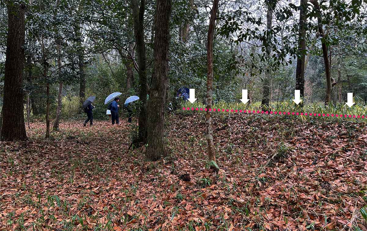 滋賀県の愛知川流域で行っている“猿尾(さるお)”の調査